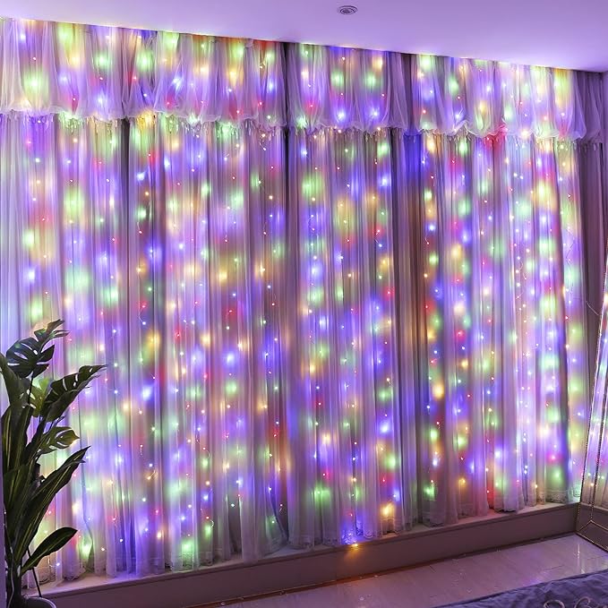 The Glow Curtain - LED Ljusslinga För Gardiner